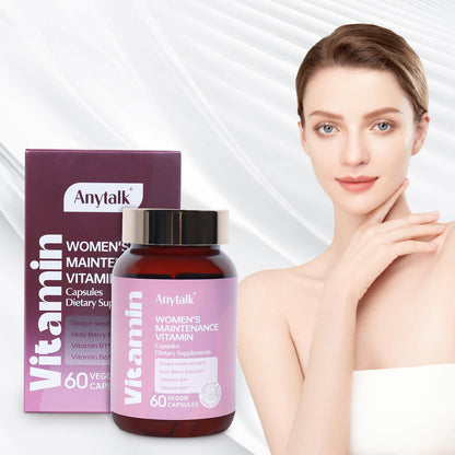 Women's skincare vitamin capsules