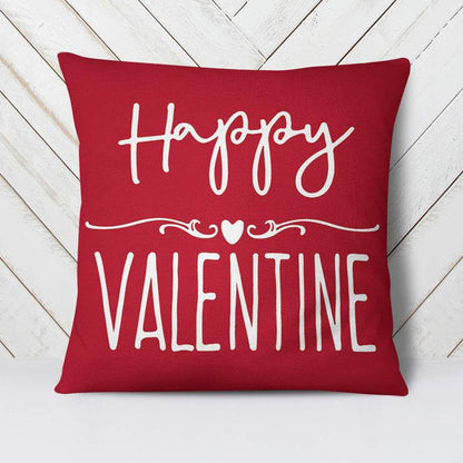 Valentine's Day Linen Printed Pillow Amazon Dwarf Festival Pillow Cover Living Room Sofa Pillow - MarvelouStoree