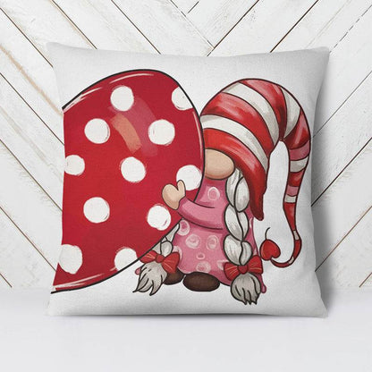 Valentine's Day Linen Printed Pillow Amazon Dwarf Festival Pillow Cover Living Room Sofa Pillow - MarvelouStoree