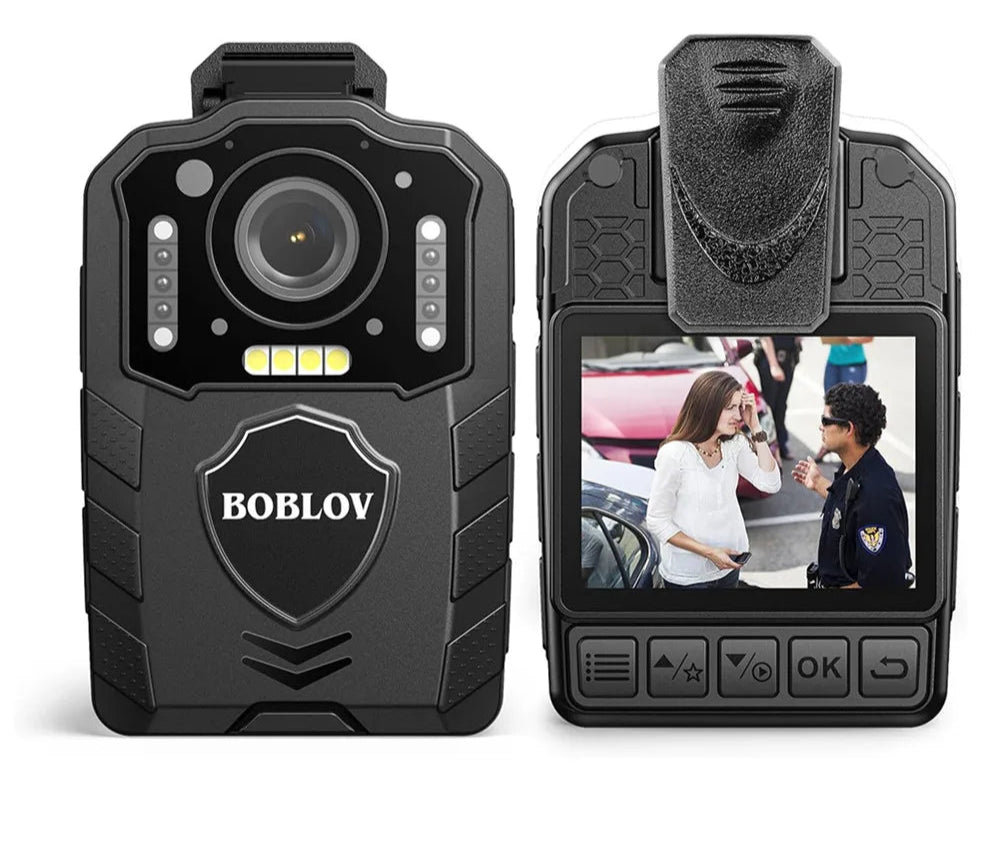 Marveloustoree law enforcement BOBLOV KJ25 Body Camera 1080P Police Camera 3000mAh Battery13H Recording Night Vision Mini Camcorder Law Enforcement