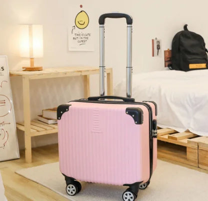 New small luggage women's lightweight boarding trolley case Ultra-light children's travel case password case