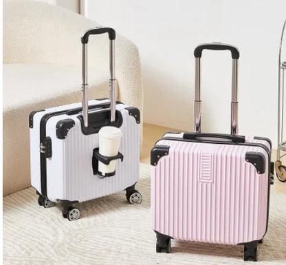 New small luggage women's lightweight boarding trolley case Ultra-light children's travel case password case