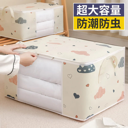 Big Capacity Storage Bag 4/2/1PCS Quilt Clothes Moisture Dust Proof Proof Organizer Duvet Blanket Sorting Bags Luggage Bag