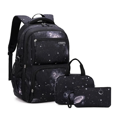 Boys Backpacks 3 Pieces Sets School Bags Large Size Bag For Teenagers Children Knapsack Big Boy Backpack Middle School Students