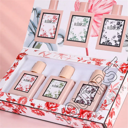 Brand Women Perfume Gift Box 3pcs Set 90ml Lasting Floral Scent Perfumes De Mujer Originales Cologne Fragrance Parfum Pour Femme