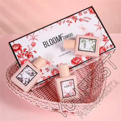 Brand Women Perfume Gift Box 3pcs Set 90ml Lasting Floral Scent Perfumes De Mujer Originales Cologne Fragrance Parfum Pour Femme