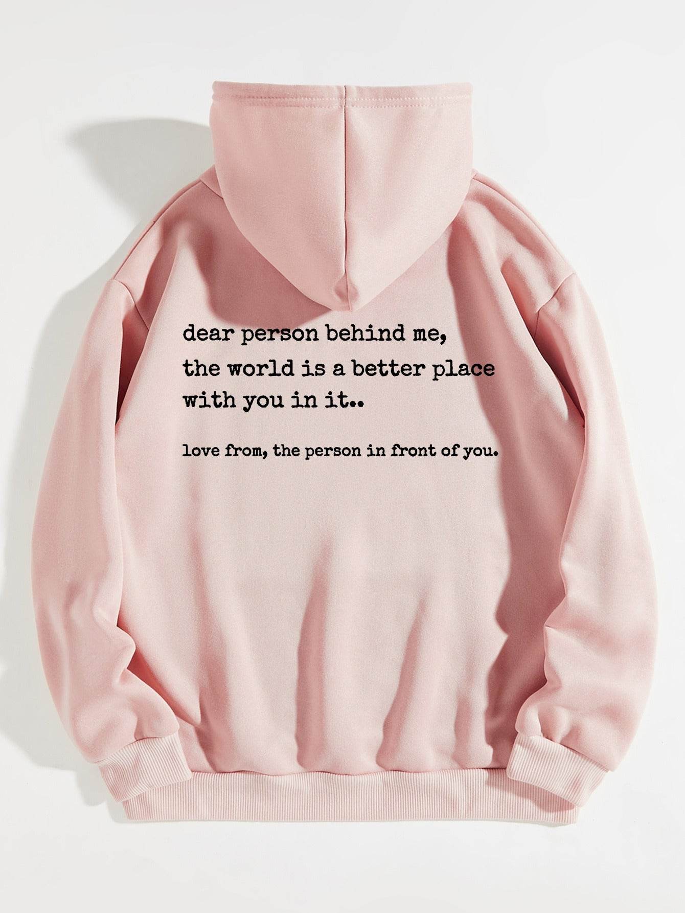 Dear person behind me hoodies and sweaters, mental health sportswear - MarvelouStoree