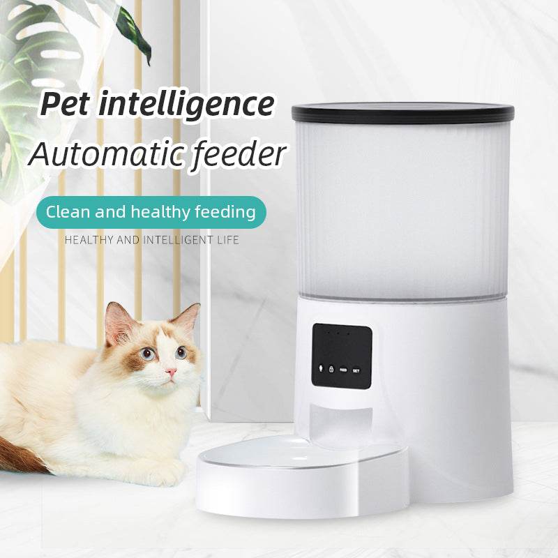 Wifi Smart APP Pet Feeder Household use Microchip Dog Automatic Pet Feeder Automatic Pet Feeder - MarvelouStoree