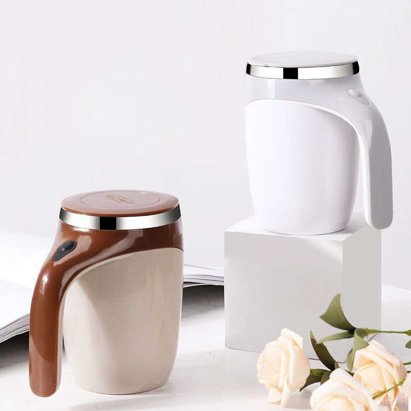 Coffee Stirring Cup Automatic Stirring Cup Magnetic Rotation Electric Milk Cup Mug 304 Stainless Steel