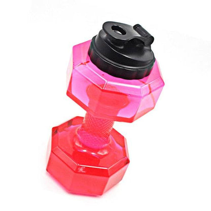 2.2L Pocket Dumbbell Shape Water Bottle Gym Fitness Body Building Exercise Equipment Sports Accessories mancuernas gimnasio - MarvelouStoree