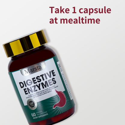 Digestive enzyme probiotic capsules