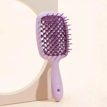 Hollow Comb Set With Spray Bottle 200ml Hair Care Product Set Silicone Shampoo Head Scalp Massage Brush - MarvelouStoree