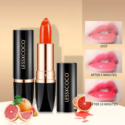 3pcs Temperature Color Change Lipstick Waterproof Lasting Non-stick Cup Lazy Lipstick Moisturizing Nourish Lips Care Makeup Cosmetics - MarvelouStoree