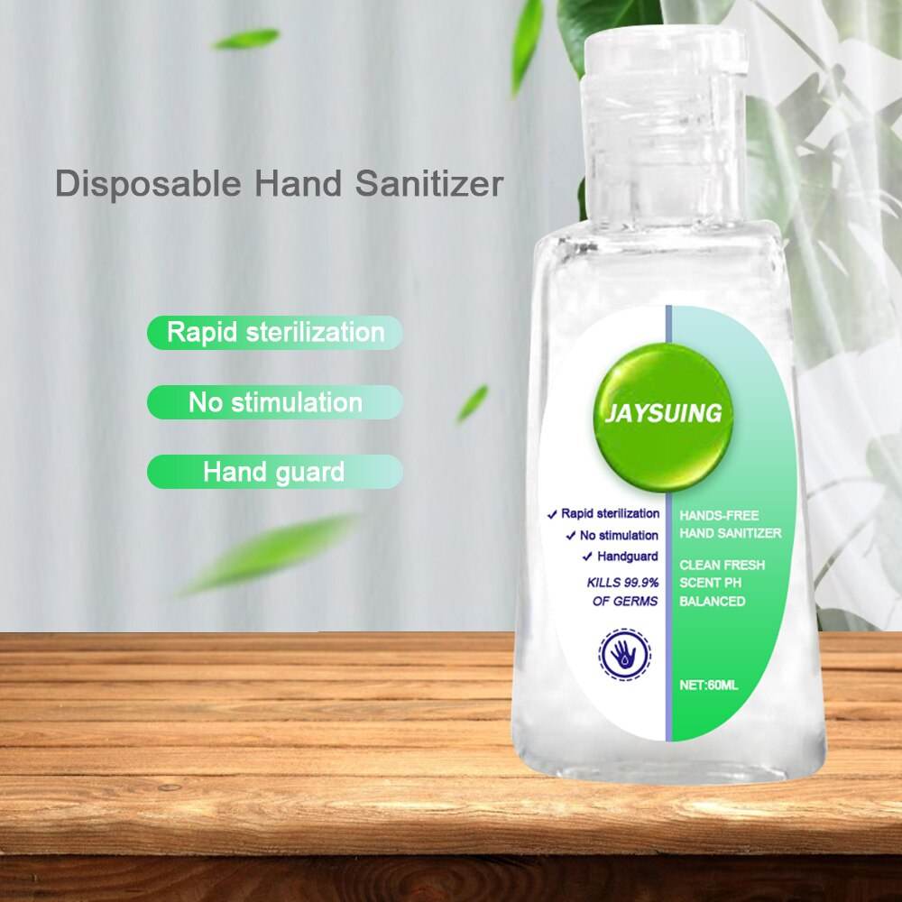 30-60ml Travel Portable Mini Hand Sanitizer for Kids Anti-Bacteria Moisturizing Disposable Waterless Hand Gel Handgel - MarvelouStoree