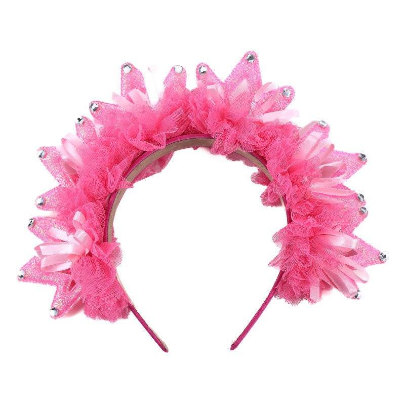 Fashionable new fabric crown hairband for women - MarvelouStoree