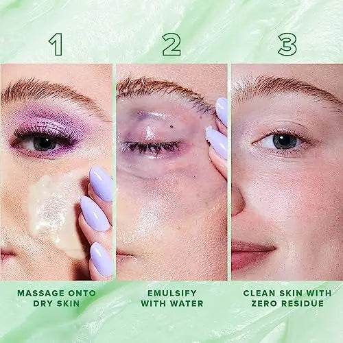 Original Natural Cleansing Cream Green Cleaning Makeup Removal Cream Easily removes cosmetics SPF travel makeup removal cream - MarvelouStoree