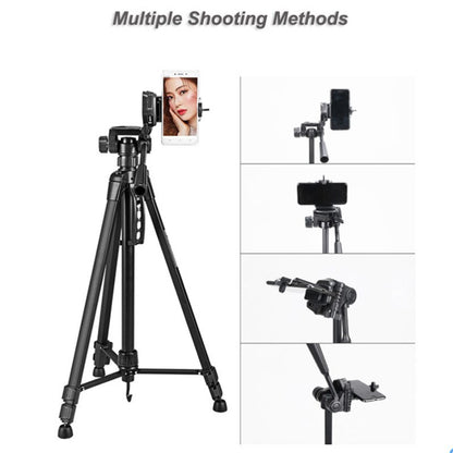 Single-Camera Tripod Stand 360degreeRotating Retractable and Height-Adjustable Portable Mobile Phone Camera Live Tripod