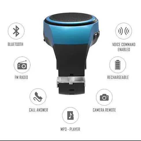 Jogging Buddy Bluetooth Smart Speaker W/FM Radio Watch Style And More