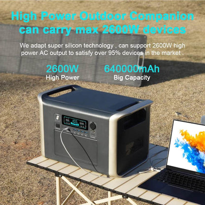 Camping 500W 1000W 2000W Portable Power Station 1000W Solar Generator External Batteries 220V Energy Storage Supply Outdoor - MarvelouStoree