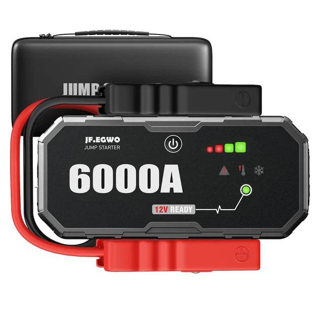 Car 6000A Portable 12V Jump Starter Power Bank 12V Auto Battery Charger Booster Starting Device - MarvelouStoree