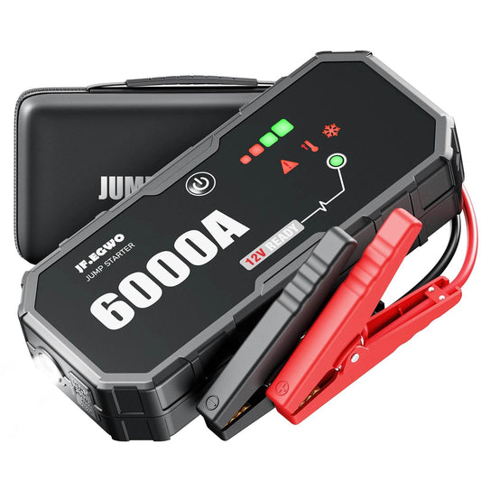 Car 6000A Portable 12V Jump Starter Power Bank 12V Auto Battery Charger Booster Starting Device - MarvelouStoree