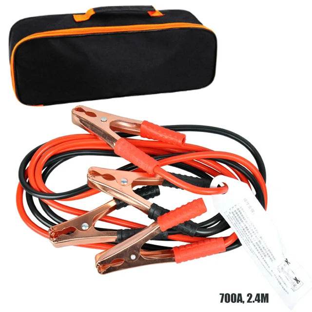 Car Emergency Power Start Cable Auto Battery Booster Jumper Copper Power Wire Kit Accessories For SUV Van RV Camper Bus - MarvelouStoree