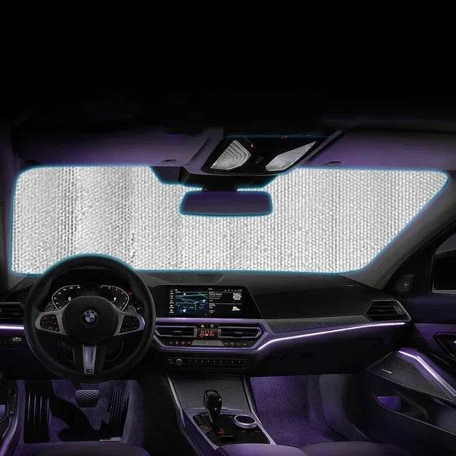 Car Sunshade Front Rear Window Curtain Shade Sun Protector Windshield Visor Cover Foldable Baby Car Retractable UV Protection - MarvelouStoree