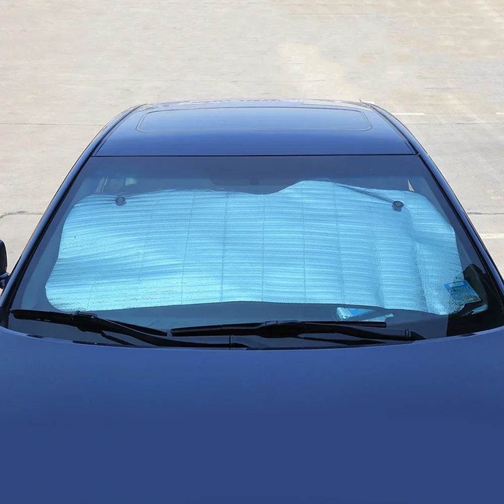 Car Sunshade Front Rear Window Curtain Shade Sun Protector Windshield Visor Cover Foldable Baby Car Retractable UV Protection - MarvelouStoree