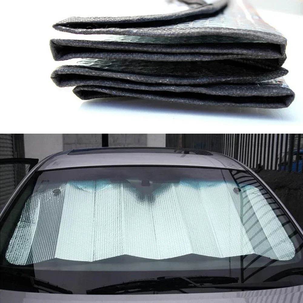 Car Sunshade Front Rear Window Curtain Shade Sun Protector Windshield Visor Cover Foldable Baby Car Retractable UV Protection - MarvelouStoree