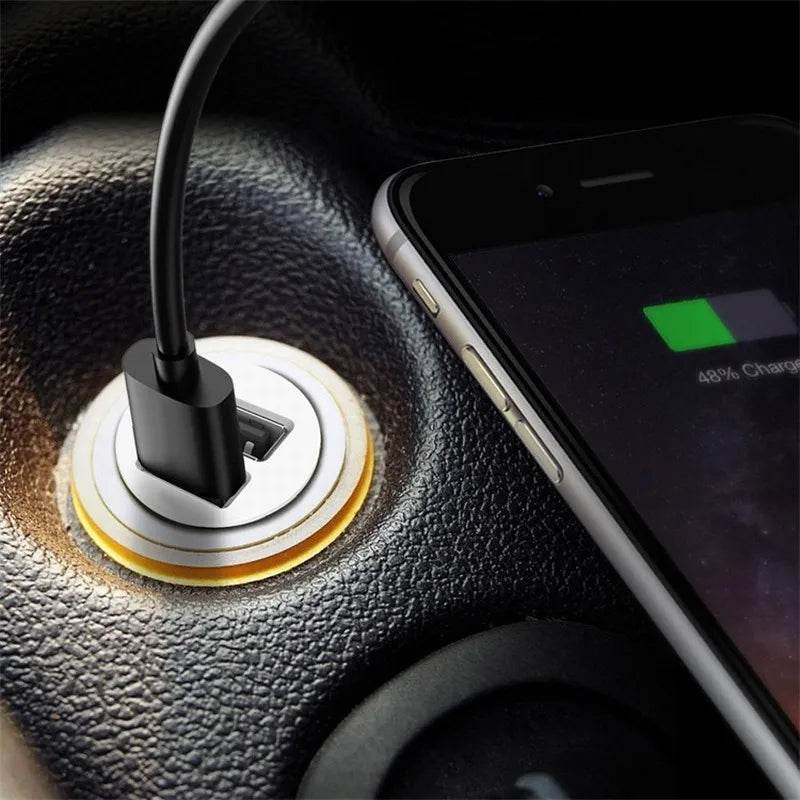 Car Truck Dual 2 Port USB Mini Charger Adapter 12V Power - MarvelouStoree