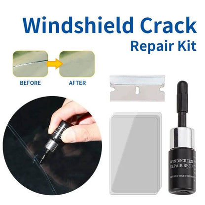 Car Windshield Cracked Repair Tool DIY Car Window Phone Screen Repair Kit Glass Curing Glue Auto Glass Scratch Crack Restore - MarvelouStoree