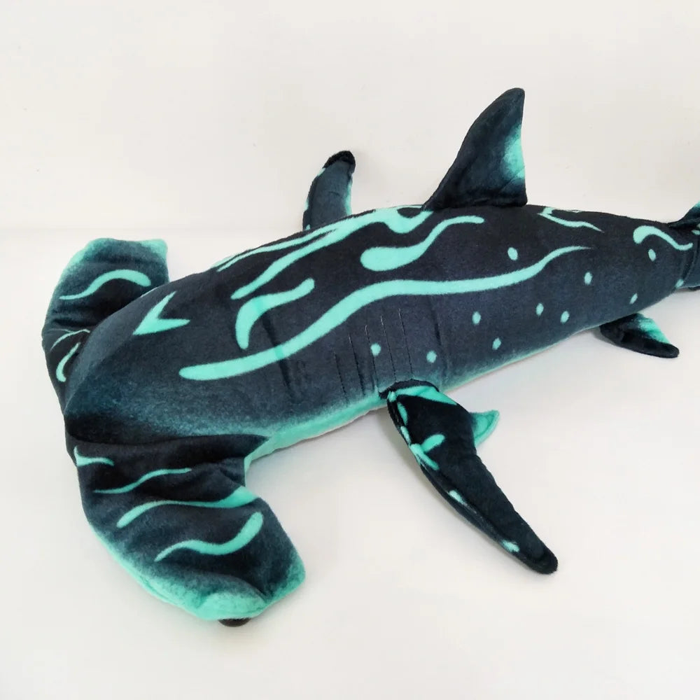 Cartoon simulation Hammer shark doll Children Plush Toy Christmas gift sea fish shark pillow Kids Stuffed Toy