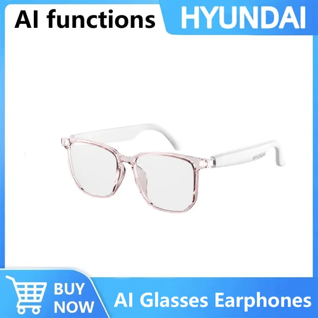 Choice HYUNDAI HY-C8 AI Glasses Earphones With Camera Automatic voice translation Smart glasses Multi-function keys For Sports