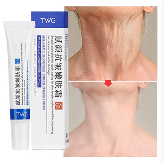 Collagen Anti-wrinkle Face Cream Whitening Moisturize Lifting Tighten Double Chin Skincare Eliminate Neck Wrinkle Lines Cream