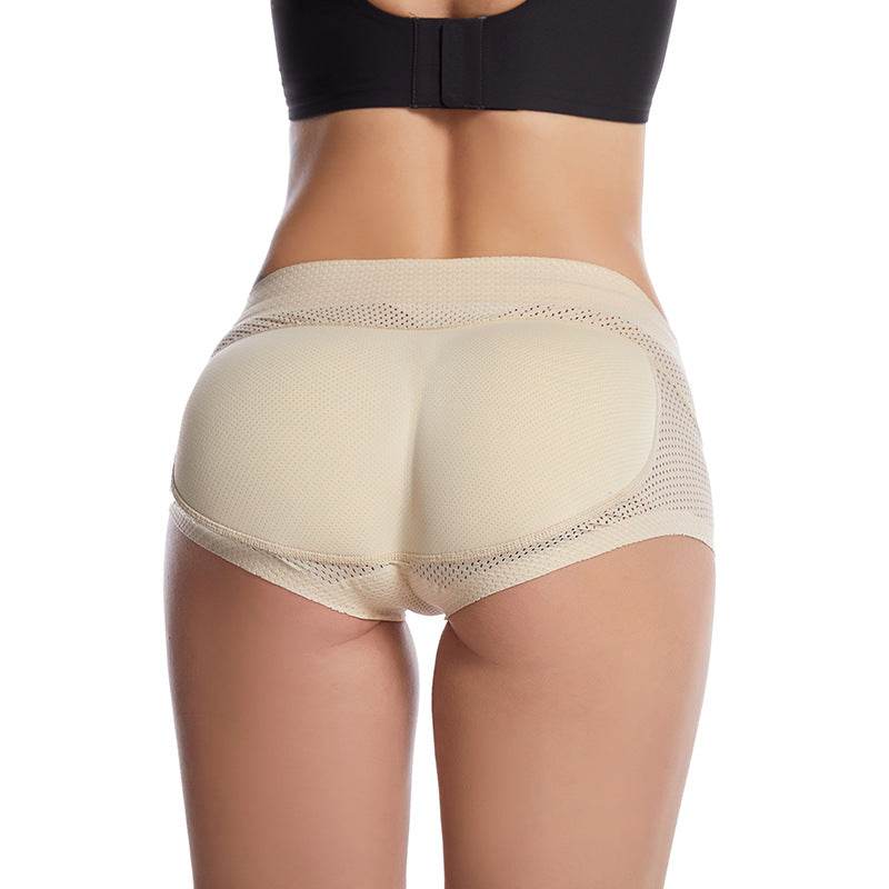 Fake Butt Fixed Sponge Pad Buttocks Peach Buttocks Hip-Lifting Pants Body-Shaping Bottoming Briefs - MarvelouStoree