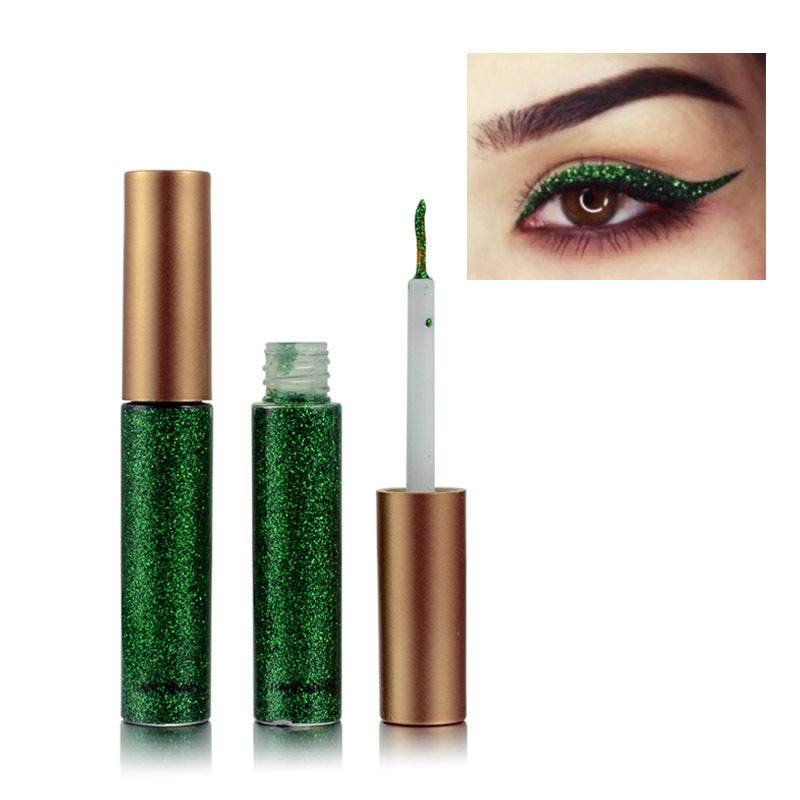 HANDAIYAN Explosive Glitter Liquid Eyeliner Set Sequin Pop Eyeliner Liquid 10 Pack - MarvelouStoree