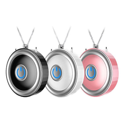 USB Portable Wearable Air Purifier, Personal Mini Air Necklace Negative Ion Air Freshener- No Radiation Low Noise For Adults Kid