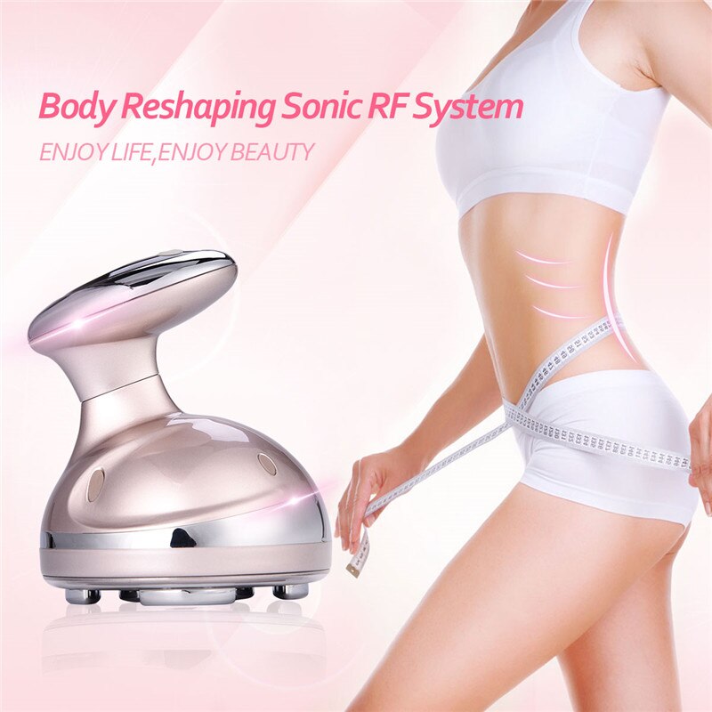 Mini Portable Ultrasound RF Cavitation Fat Burning Cellulite Wrinkle Removal Skin Tightening Firming Body Beauty Slimming Device