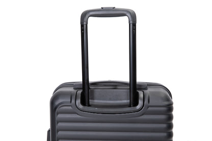 20" Carry on Luggage Lightweight Suitcase, Spinner Wheels, Black