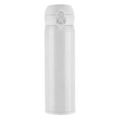 450ml Travel Mug Water Thermos Stainless Steel Double Wall Thermal Cup Bottle Vacuum Cup School Home Tea Coffee Drink Bottle