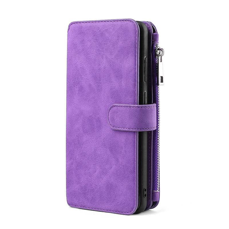 For Samsung S22ultra Wallet Mobile Phone Shell S20FE Multifunctional Mobile Phone Leather Case S22 Flip Cover - MarvelouStoree