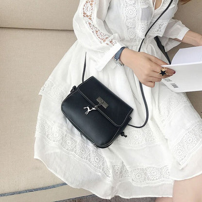 Women Messenger Bags  Cross Body Bag PU Leather Mini Female Shoulder Bag Handbags