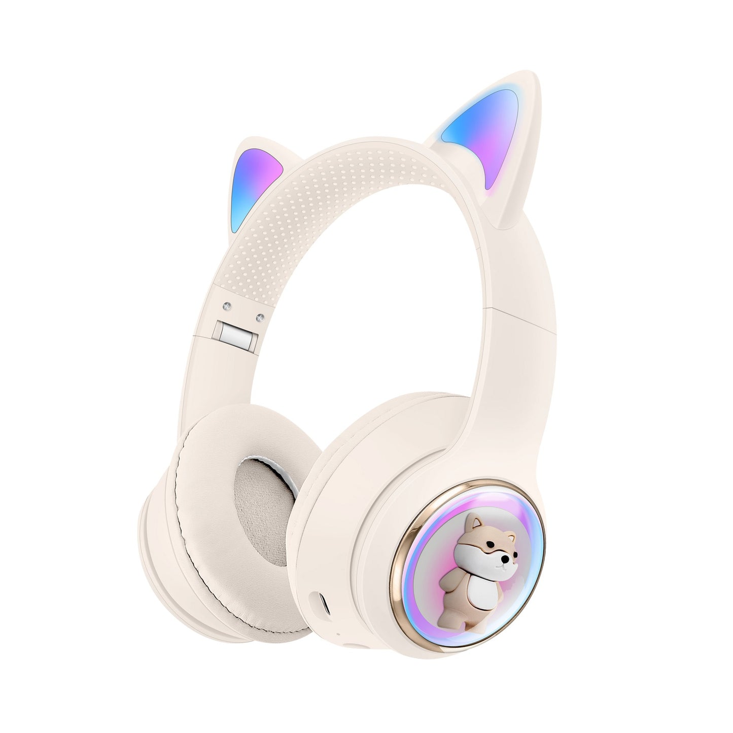 AKZ-51 Earphones Space Cabin Cute Cartoon Pet Bluetooth Headwear Large Battery Earphones Foldable Earphones