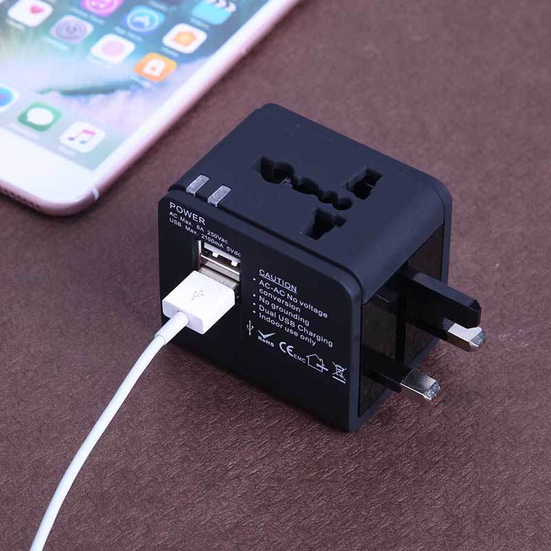 Universal Travel Adapter Power Adapter Electric Plugs Sockets Adapter Converter USB Travel Socket Plug Power Charger Converter - MarvelouStoree