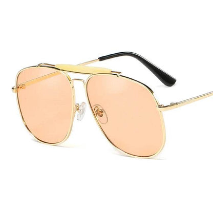 Metal sunglasses candy colored glasses sunglasses toad glasses - MarvelouStoree