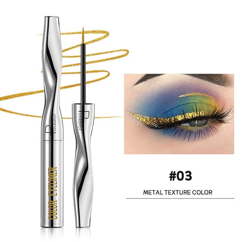 Makeup Pudaier eyeliner long-lasting waterproof eyeliner pen ultra-fine color liquid eyeliner - MarvelouStoree