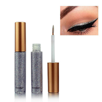 HANDAIYAN Explosive Glitter Liquid Eyeliner Set Sequin Pop Eyeliner Liquid 10 Pack - MarvelouStoree