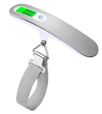 Stainless Steel Electronic Hand Luggage Scale Portable Digital Luggage Scale 50kg - MarvelouStoree