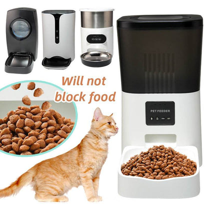 Wifi Smart APP Pet Feeder Household use Microchip Dog Automatic Pet Feeder Automatic Pet Feeder - MarvelouStoree