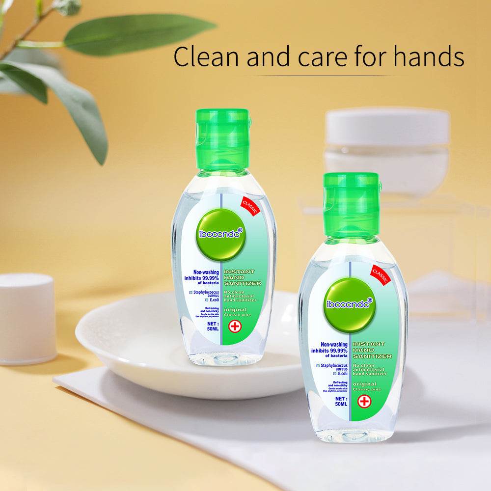 50ml Travel Portable Hand Sanitizer Gel Anti-Bacteria Moisturizing Liquid Disposable No Clean Waterless Antibacterial Hand Gel - MarvelouStoree